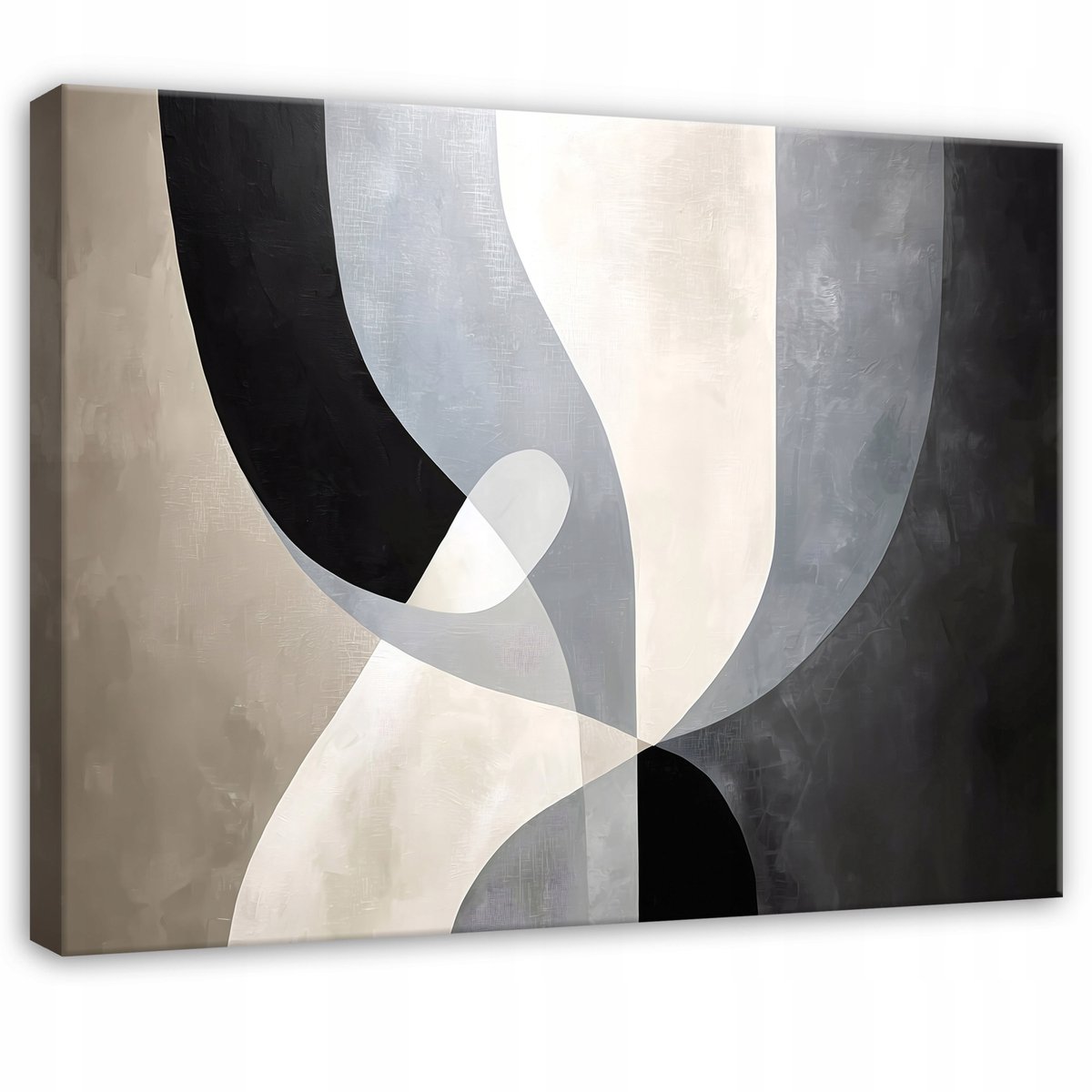 WALLARENA Schilderij op canvas - 100x70 cm - abstracte moderne kunst - Geschikt voor slaapkamer, woonkamer, keuken Veelkleurig