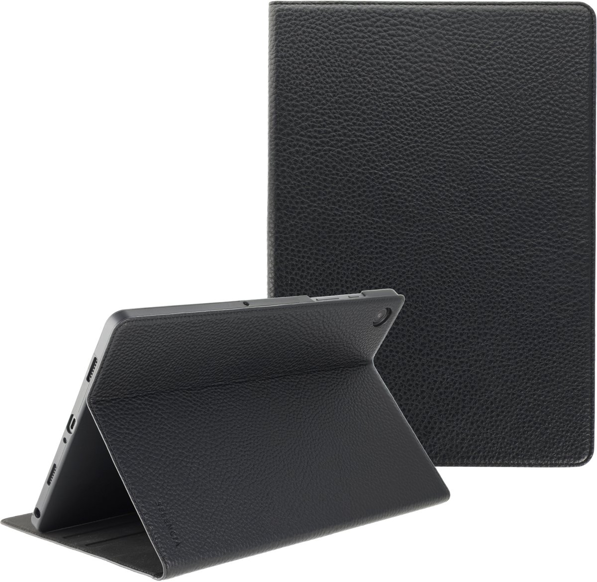 Selencia Tablet Hoes - Geschikt voor Samsung Galaxy Tab A11 Plus - tablet Bookcase - Zwart