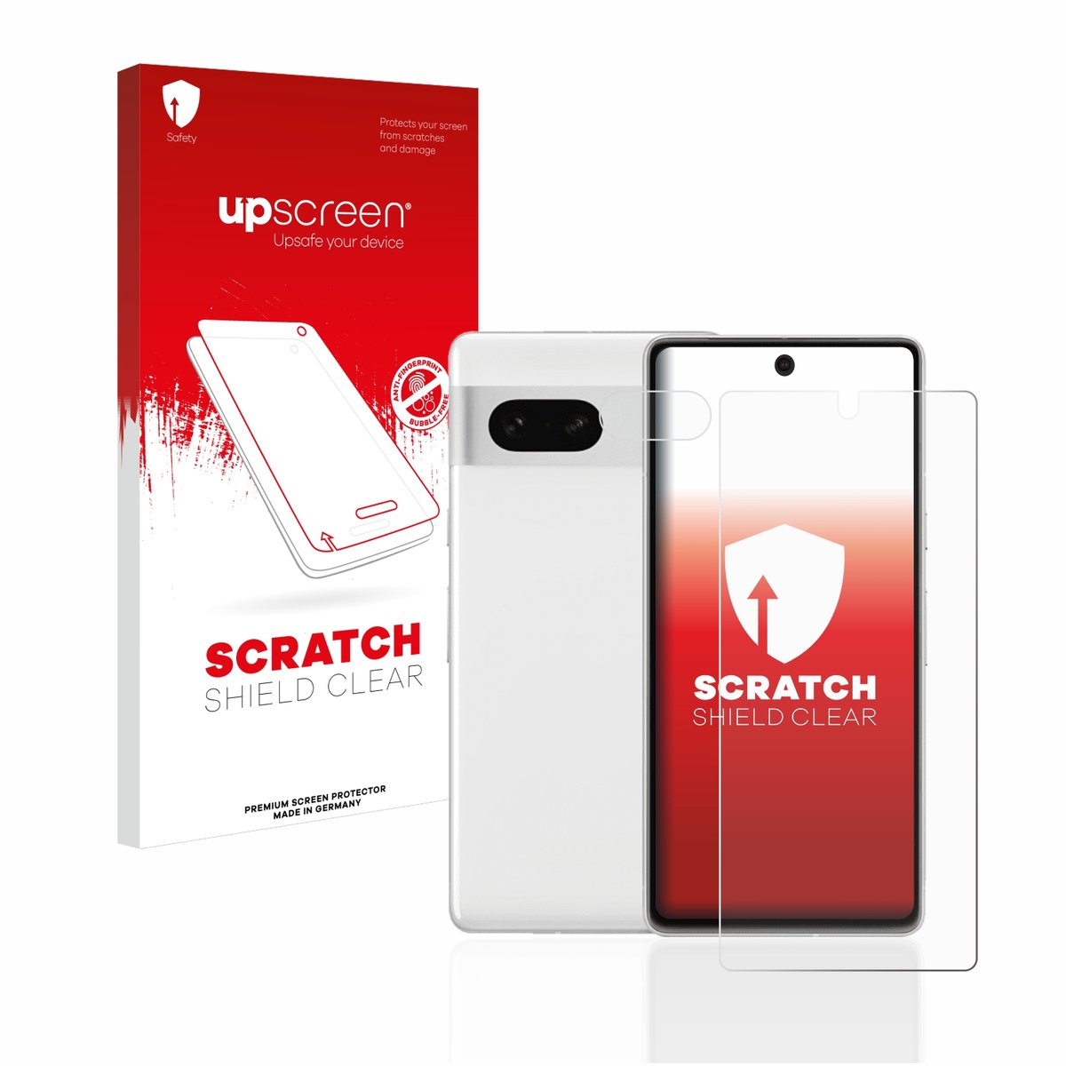 upscreen - Screenprotector voor Google Pixel 7 (Voor+Camera) - Folie Beschermfolie transparant