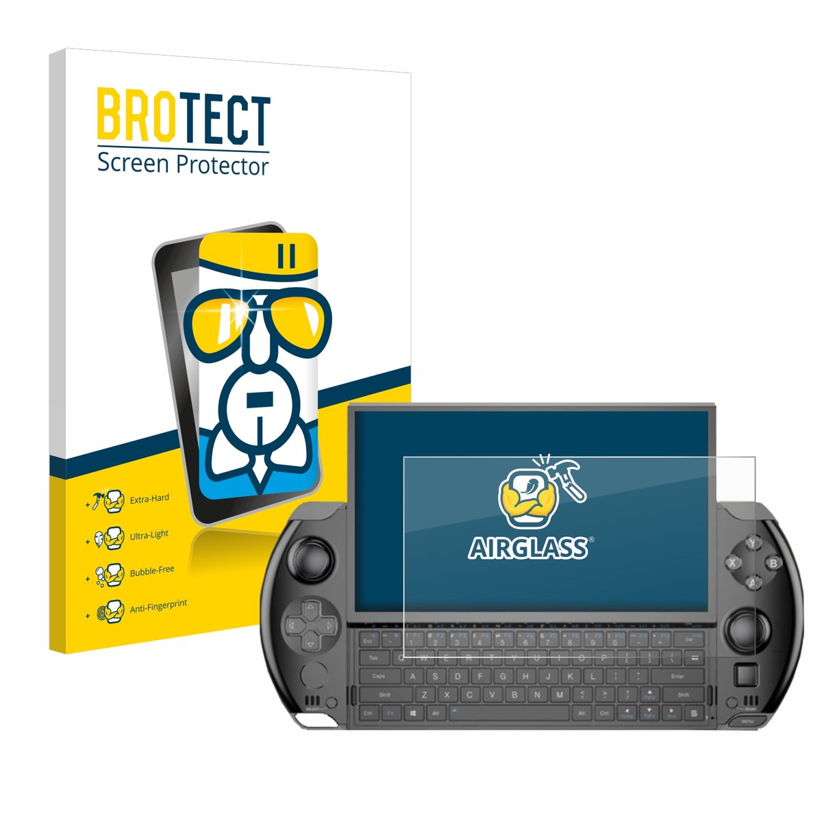 Screenprotector voor GPD Win 4 Beschermglas transparant