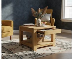 Teakea - Dico bijzettafel teak 60 x 60 x 45 cm - voor buiten