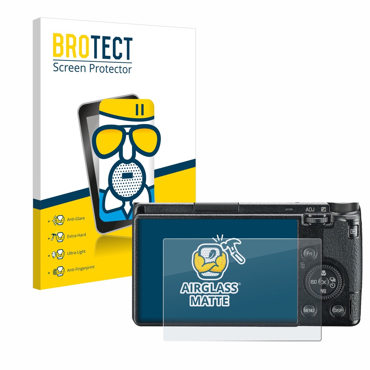 BROTECT - Screenprotector voor Ricoh GR III 2019 R02010 / GR III HDF - Folie Beschermfolie Beschermglas matte