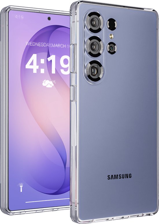 Housse Convenant pour Samsung S26 Ultra Silicone Choc Preuve Cas Transparent - Housse Couverture Cas AntiChoc