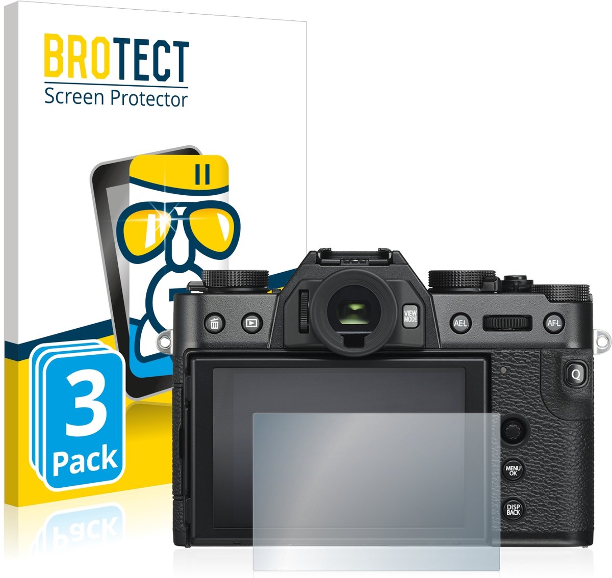 Screenprotector 3 Stuks voor X-T30 / X-T30 ll Beschermglas transparant