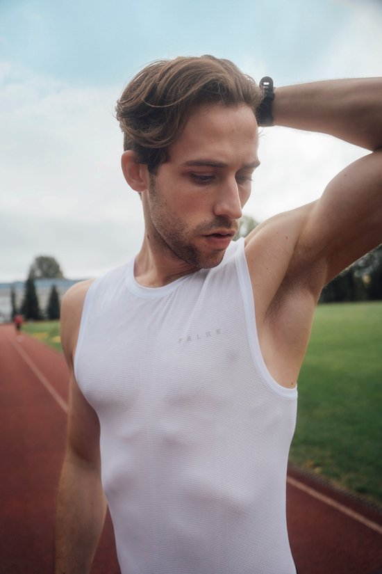 Débardeur homme FALKE Ultralight Cool - T-shirt thermique - bleu (Yve)