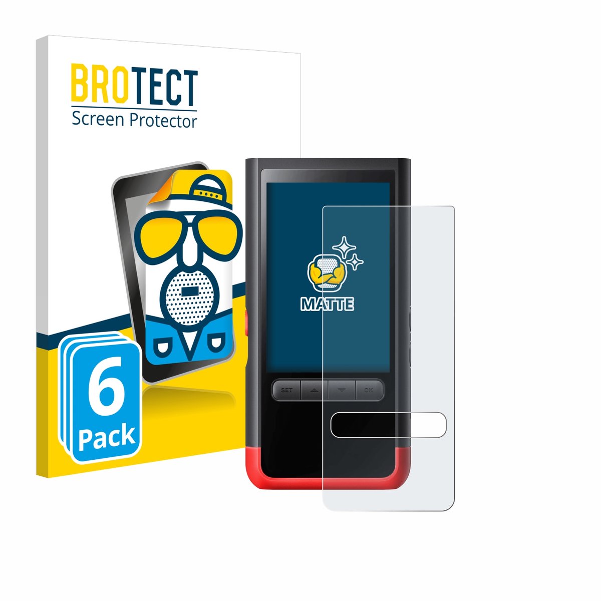 BROTECT - Screenprotector voor ThermoMaven P2 - Folie Beschermfolie matte 6 Stuks