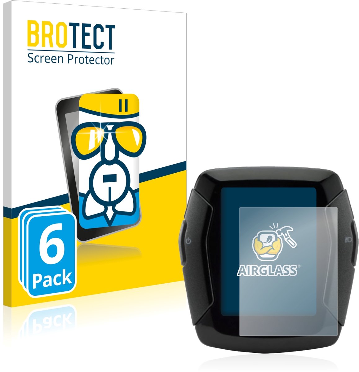 Screenprotector 6 Stuks voor Yamaha Display C Beschermglas transparant