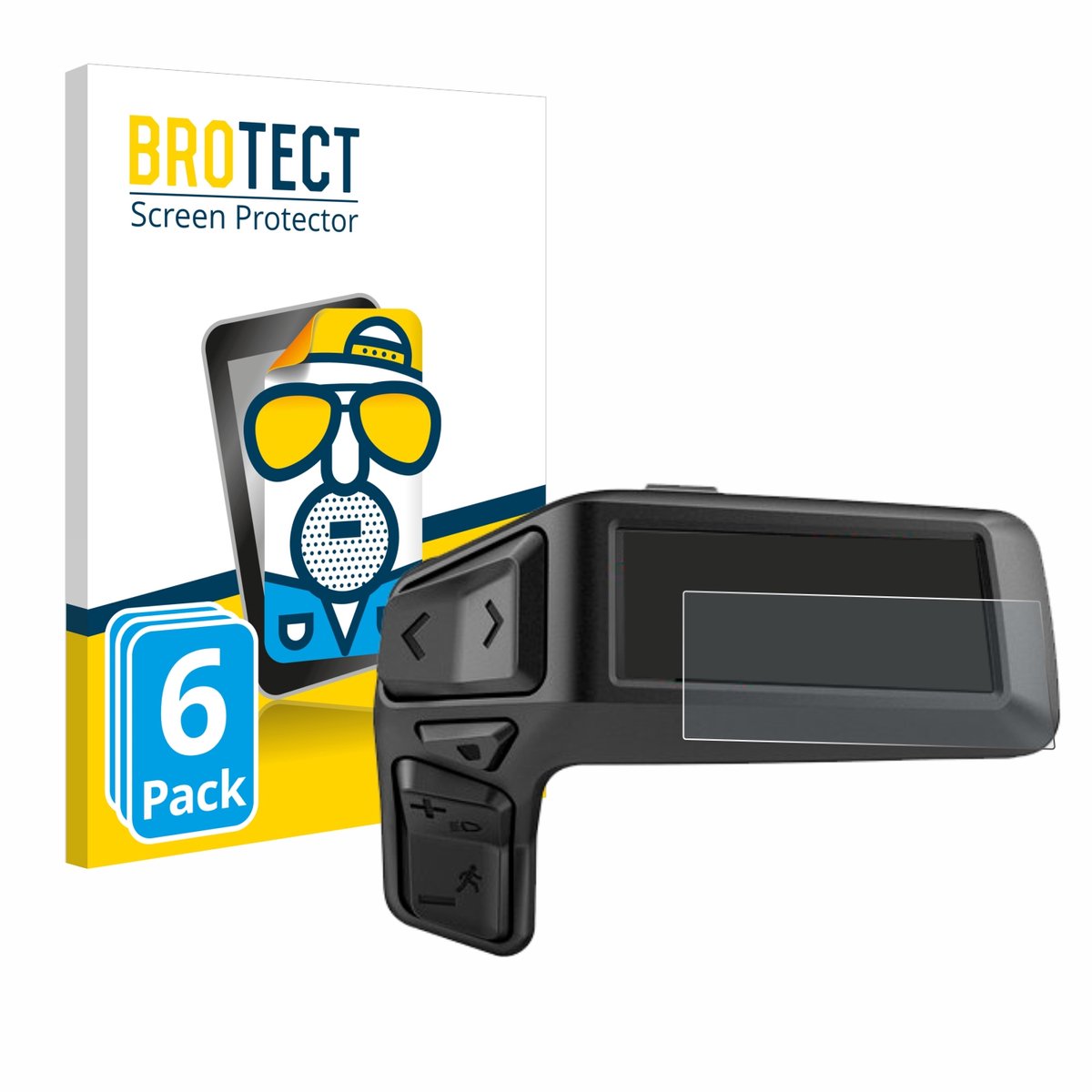 BROTECT - Screenprotector voor Bosch Purion 200 - Folie Beschermfolie matte 6 Stuks