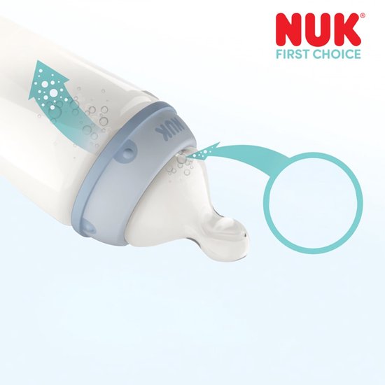 NUK First Choice+ Flow Control Flesspeen 6+ maanden 2st van Nuk — afbeelding 4