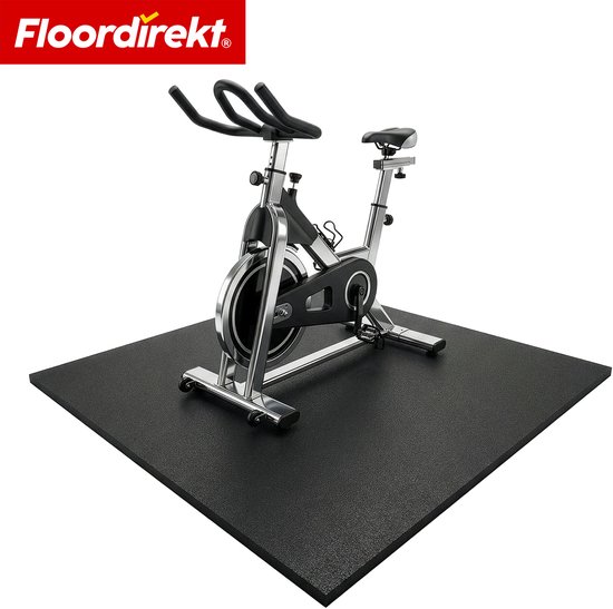 Floordirekt Vloerbeschermingsmat NEW - 100 x 100 cm - 10 mm - Rubberen Mat voor Fitnessapparaten & Zware Apparaten - Universalmat - Duurzaam & Antislip