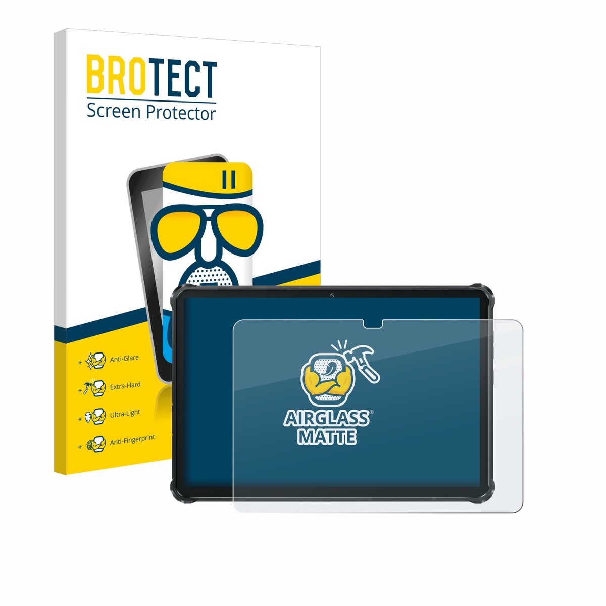 BROTECT - Screenprotector voor Oukitel RT7 Titan - Folie Beschermfolie Beschermglas matte