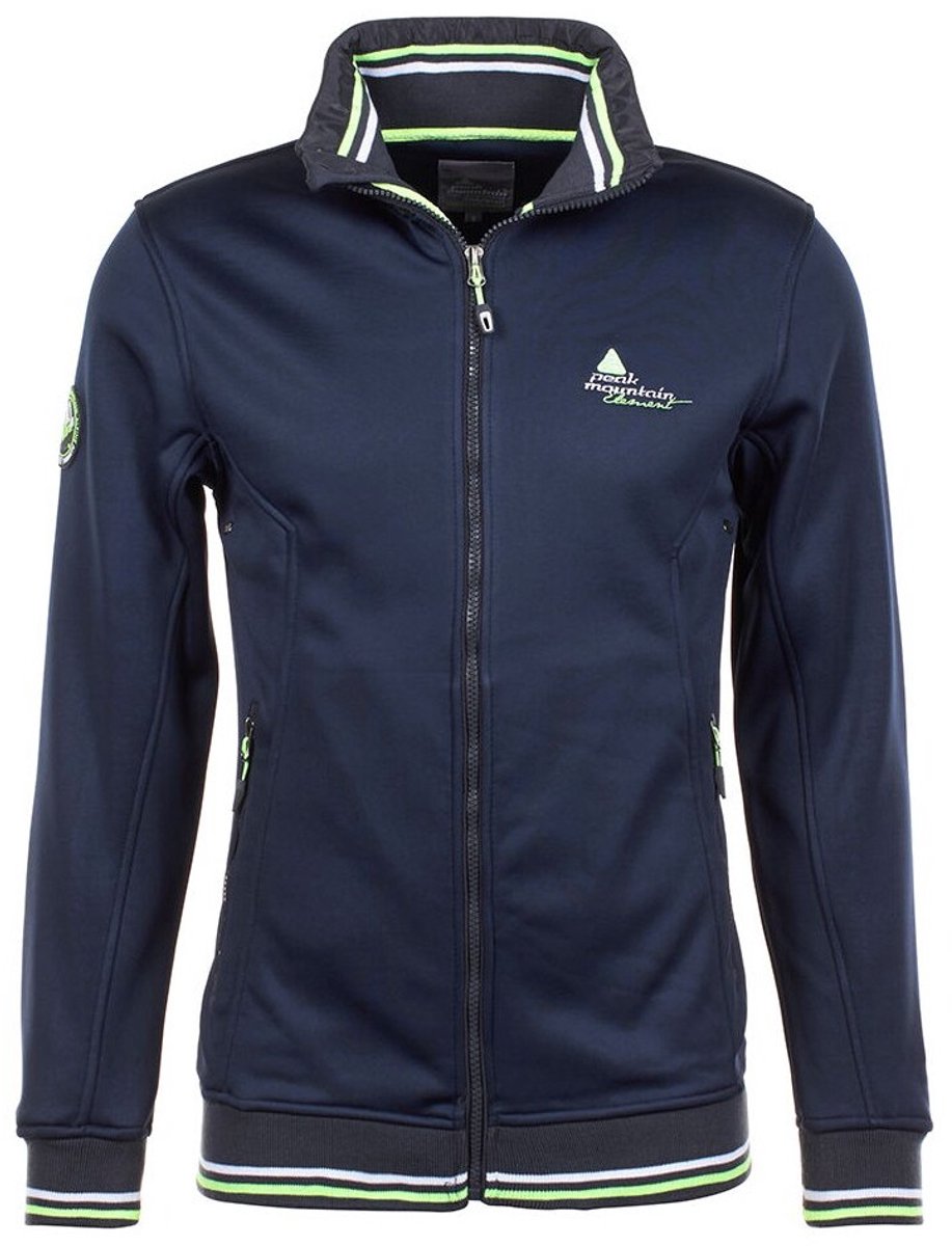 Shell fleece sweatshirt Peak Mountain Creen Blauw