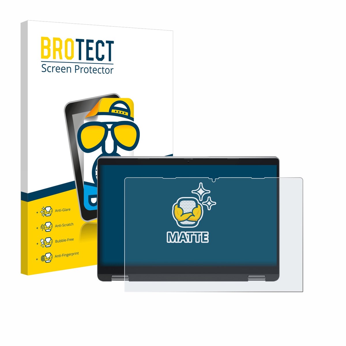 BROTECT - Screenprotector voor Dell Latitude 5350 2-in-1 - Folie Beschermfolie matte