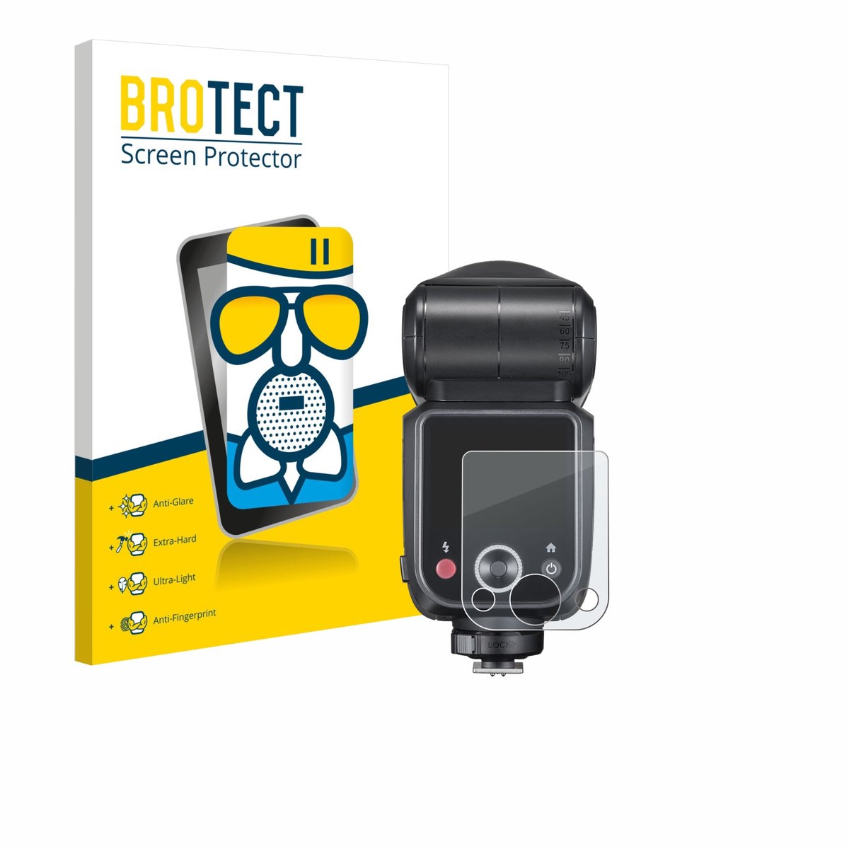 BROTECT - Screenprotector voor Godox V100 - Folie Beschermfolie Beschermglas matte