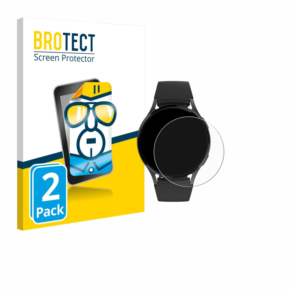 BROTECT - Screenprotector voor Levowatch EDGY - Folie Beschermfolie transparant 2 Stuks