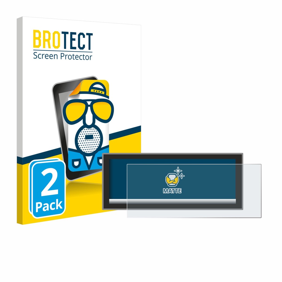 BROTECT - Screenprotector voor Peugeot Partner (2025) - Folie Beschermfolie matte 2 Stuks