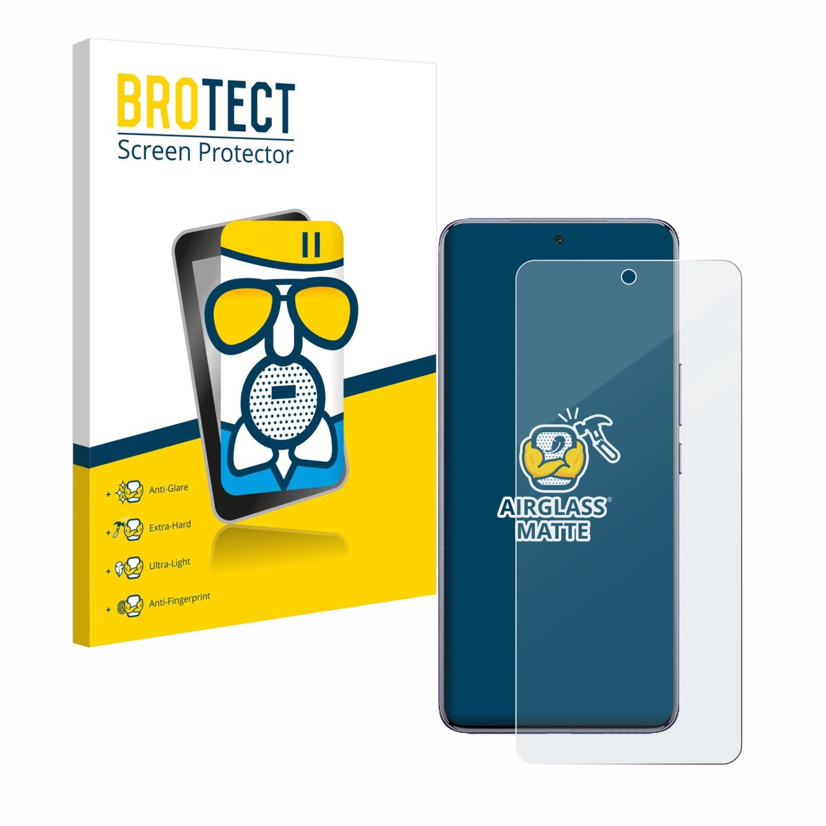 BROTECT - Screenprotector voor Vivo T4 - Folie Beschermfolie Beschermglas matte