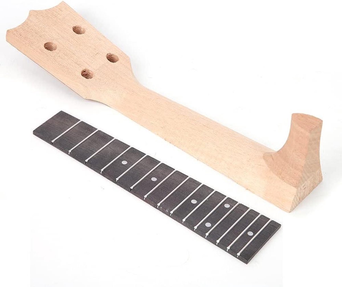 Ukelele Nek - Okoumé Hout - Oefenhulpmiddel voor Beginners - 21 Inch - Volwassenen