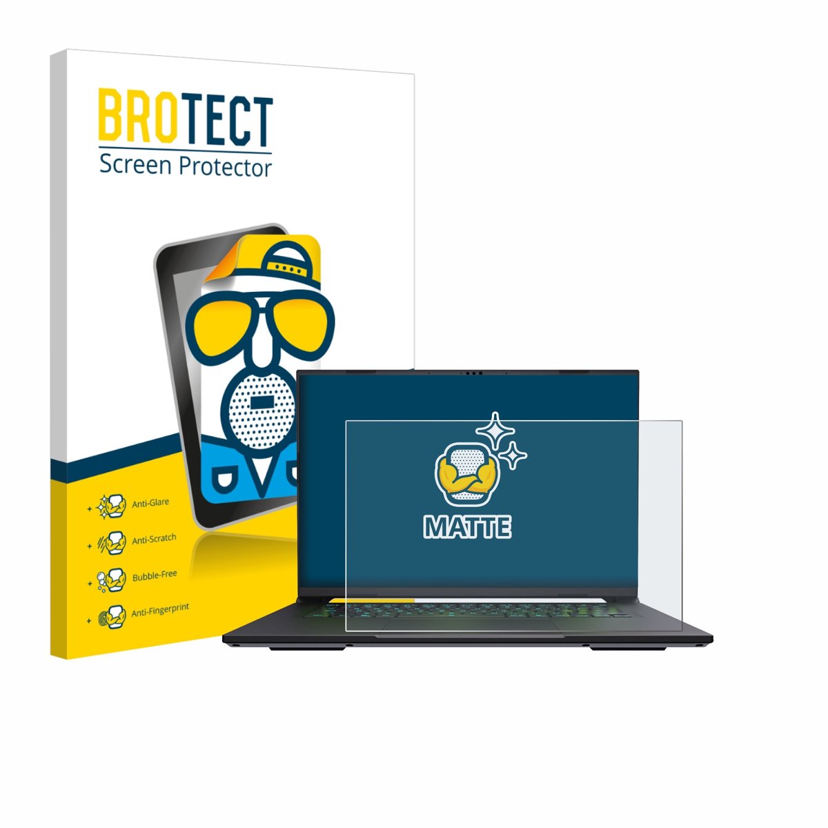 BROTECT - Screenprotector voor Gigabyte AERO X16 2025 - Folie Beschermfolie matte