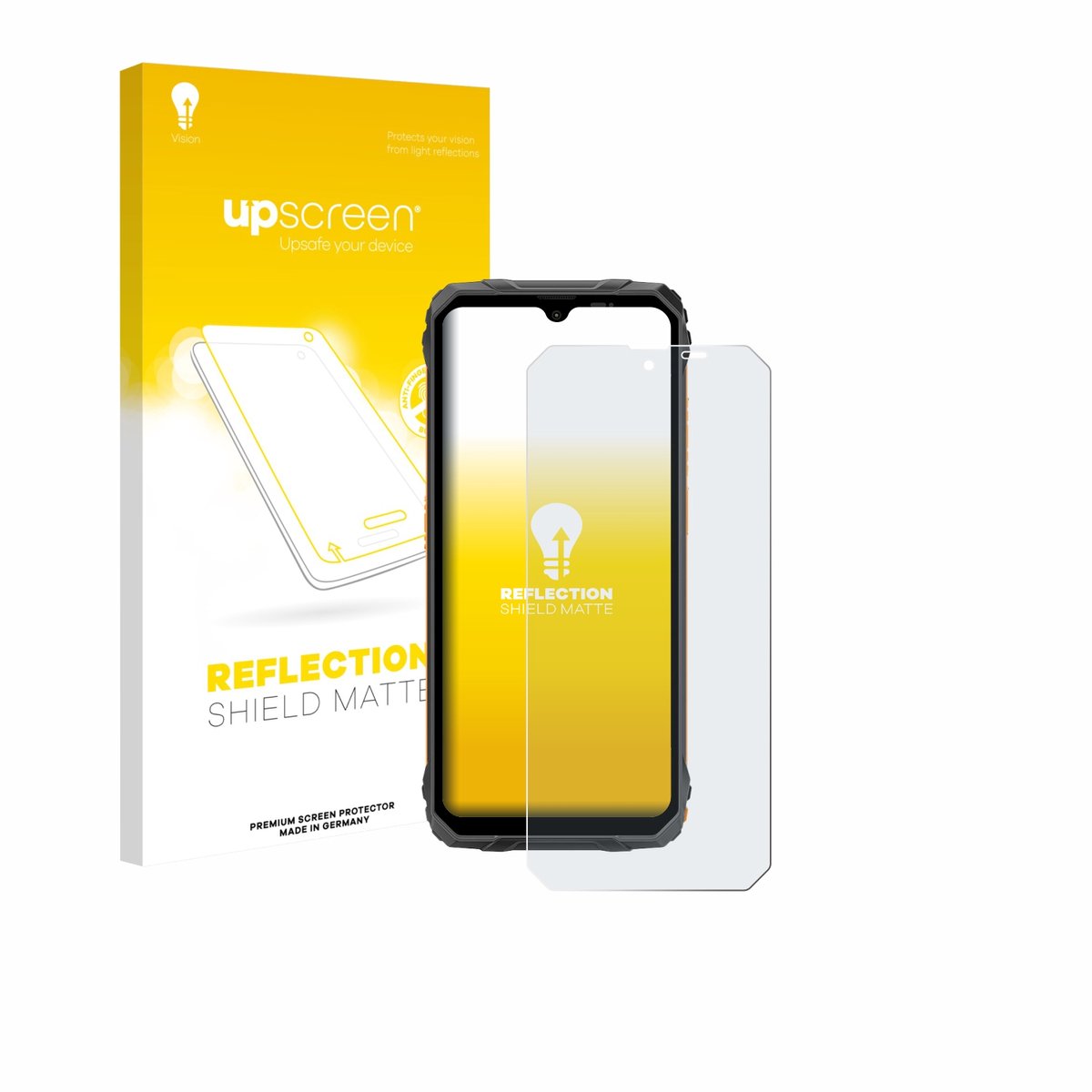 upscreen - Screenprotector voor Blackview Fort 1 - Folie Beschermfolie anti glare matte