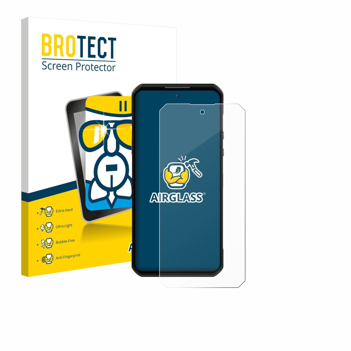 Screenprotector voor Oukitel WP60 Beschermglas transparant
