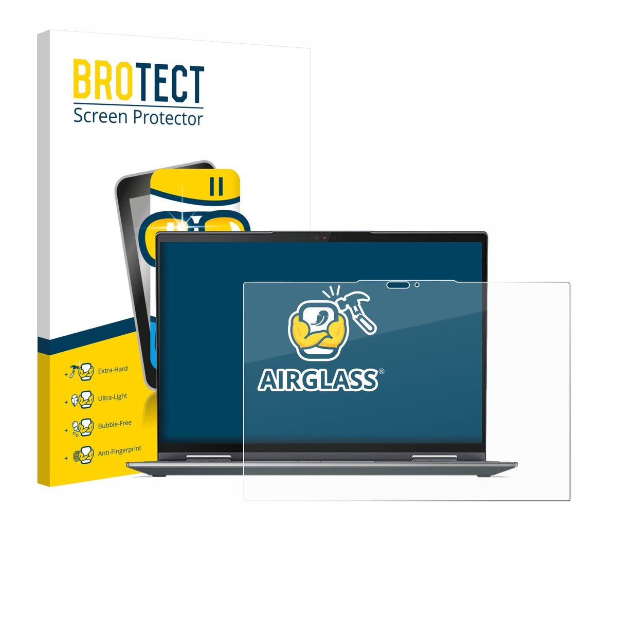 Screenprotector voor Lenovo ThinkPad X1 Yoga Gen 7 Beschermglas transparant