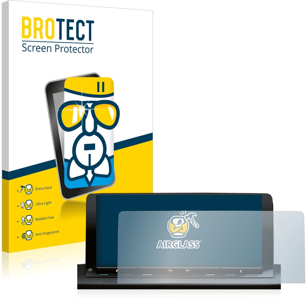 Screenprotector voor Volkswagen Caddy 5 Discover Media 10" Beschermglas transparant