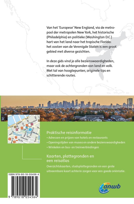 ANWB Wereldreisgids - Verenigde Staten oost