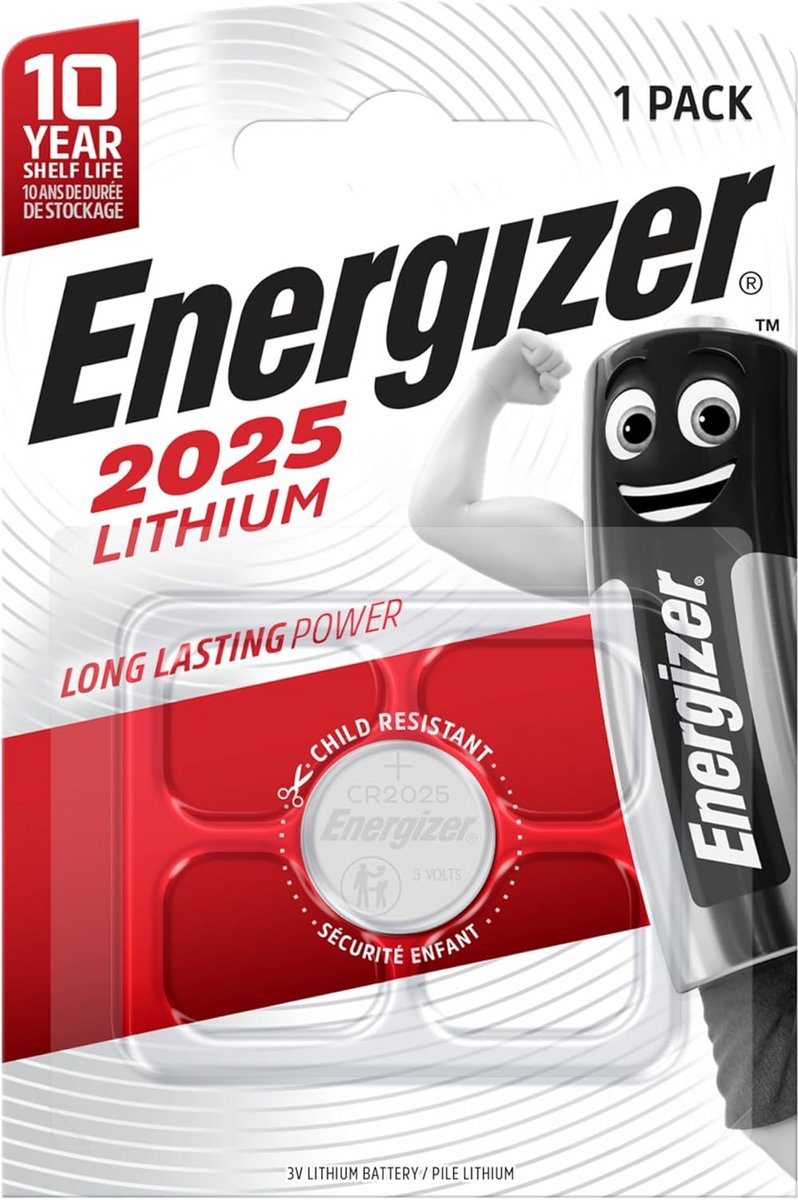 Lithium knoopcel batterij 3 volt 163 mAh blisterverpakking
