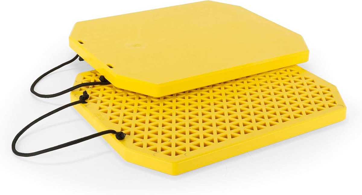 Camco 44545 Extra grote stabilisator Jack Pads voor het voorkomen van zinken in zachte grond - Pack van 2