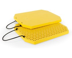 Camco 44545 Extra grote stabilisator Jack Pads voor het voorkomen van zinken in zachte grond - Pack van 2