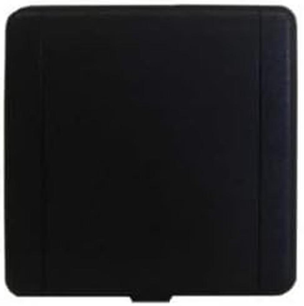 Vierkante zuigbus zwart 90x90mm voor centrale stofzuiger opening 36-38mm