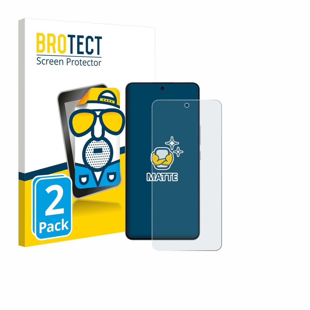 BROTECT - Screenprotector voor Oppo K13 Turbo - Folie Beschermfolie matte 2 Stuks