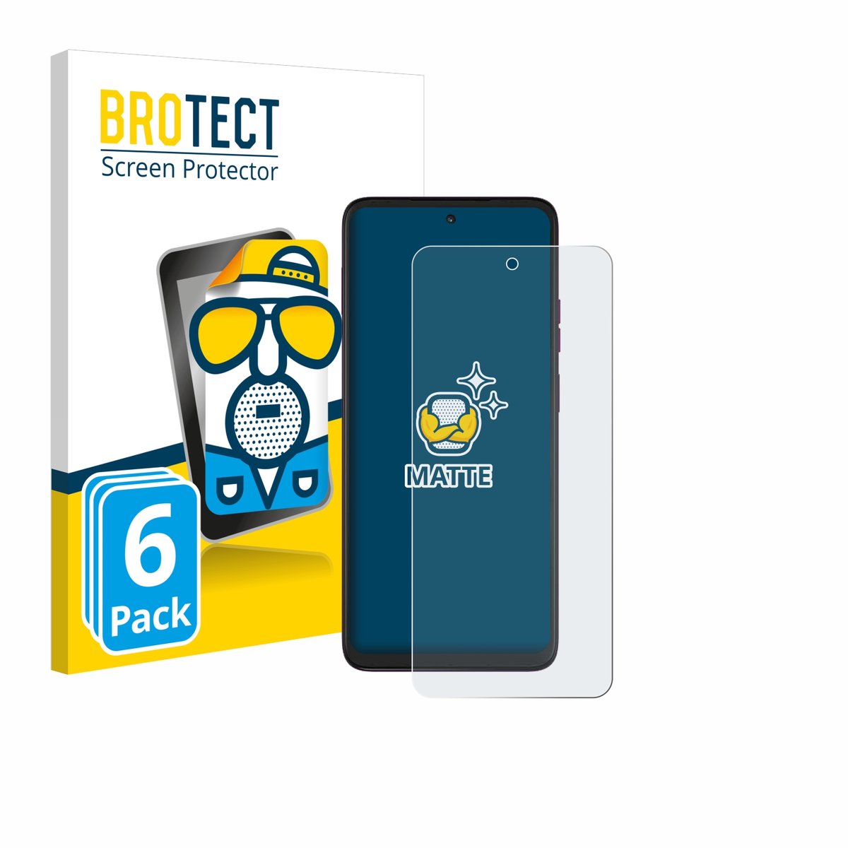 BROTECT - Screenprotector voor Motorola Moto G (2026) - Folie Beschermfolie matte 6 Stuks