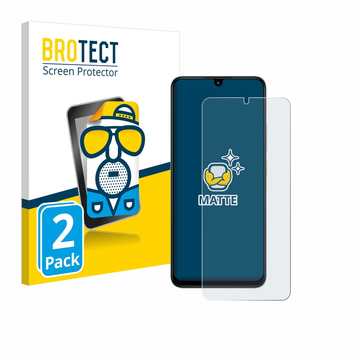 BROTECT - Screenprotector voor Xiaomi Poco C75 - Folie Beschermfolie matte 2 Stuks