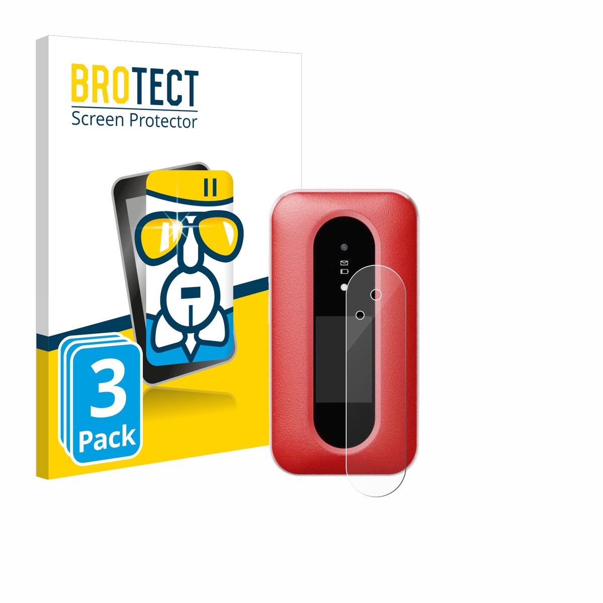 Screenprotector 3 Stuks voor Doro Leva L30 (Extern Beeldscherm) Beschermglas transparant