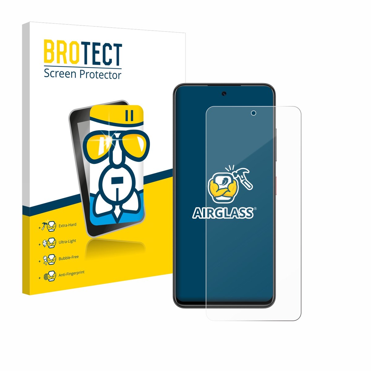 Screenprotector voor Nubia Focus 5G Beschermglas transparant