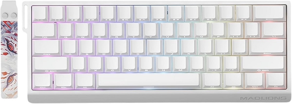 Magnetisch Mechanisch Gaming Toetsenbord 60% - QWERTY - 8000Hz Polling Rate - Instelbare Switches