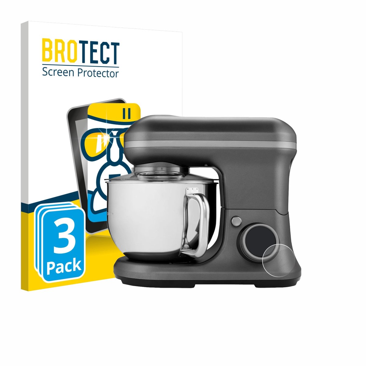 Screenprotector 3 Stuks voor MEDION MD 18420 Beschermglas transparant