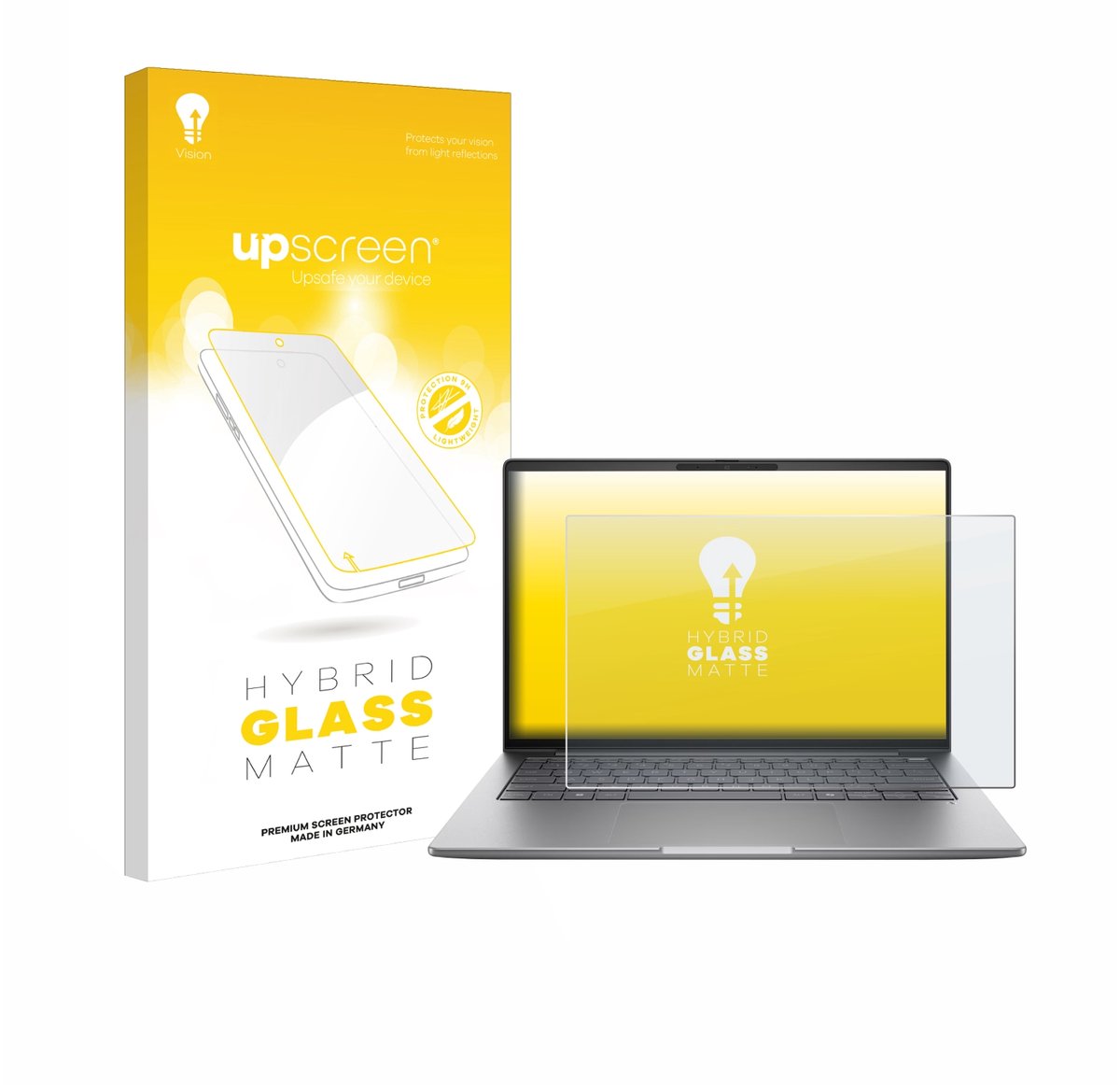 upscreen - Screenprotector voor HP ZBook 8 G1a 14" - Folie Beschermfolie Beschermglas matte
