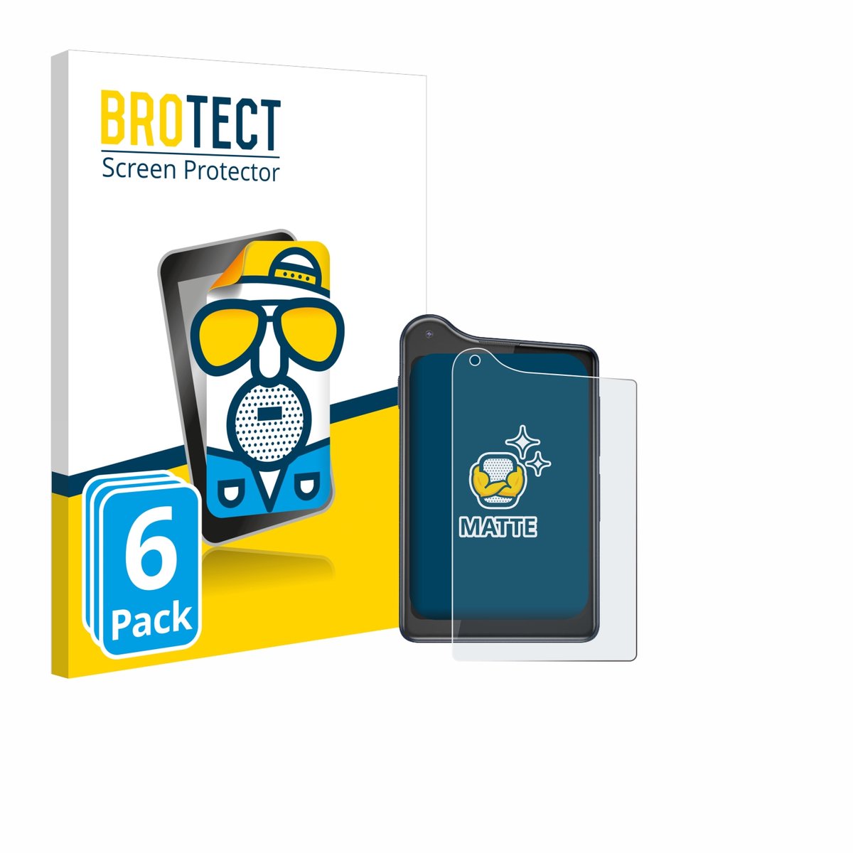 BROTECT - Screenprotector voor Xiaomi Qin K25 - Folie Beschermfolie matte 6 Stuks