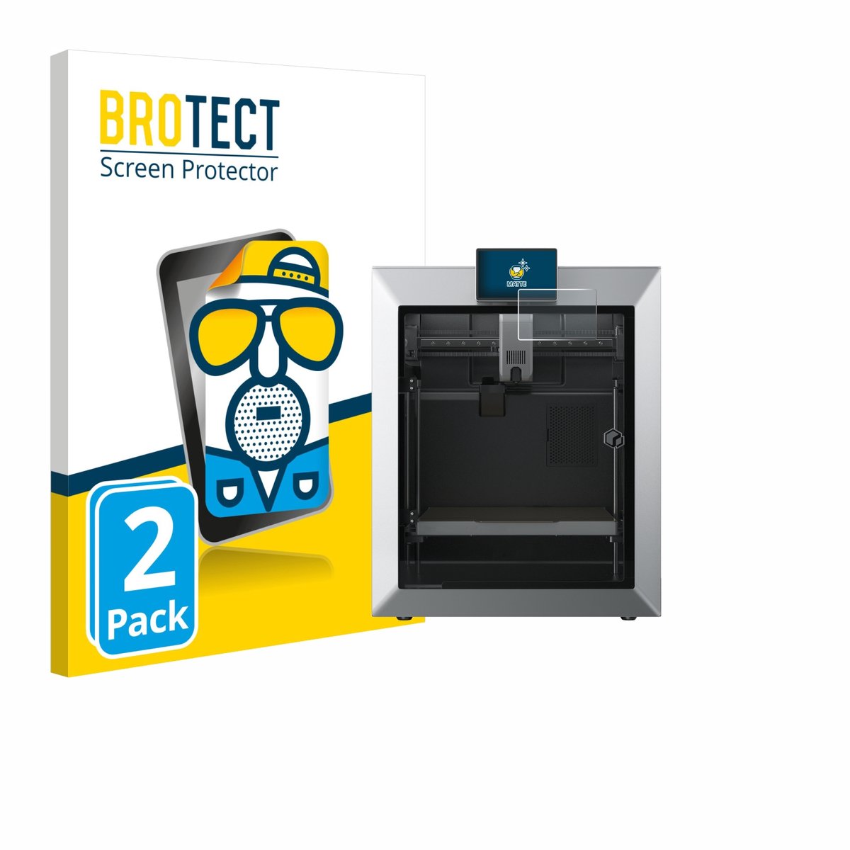 BROTECT - Screenprotector voor Qidi Tech Q2 - Folie Beschermfolie matte 2 Stuks