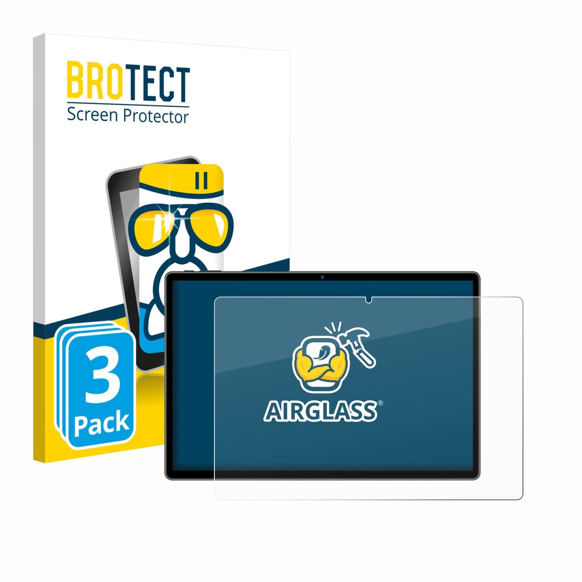 Screenprotector 3 Stuks voor Pixpeak L211-EEA 14.1" Beschermglas transparant