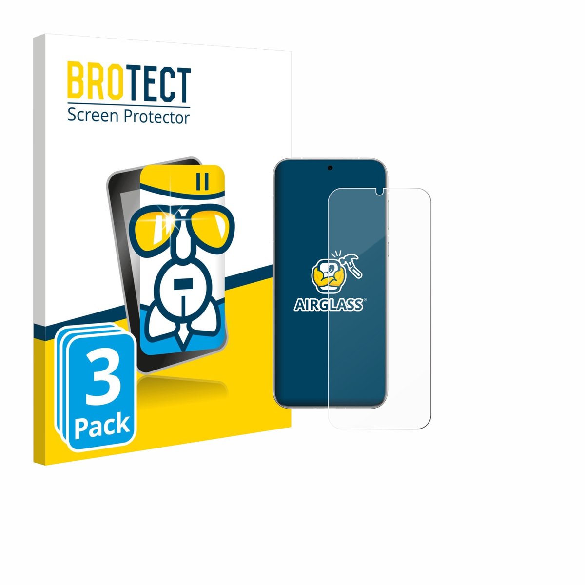Screenprotector 3 Stuks voor Huawei Pura 80 Ultra Beschermglas transparant