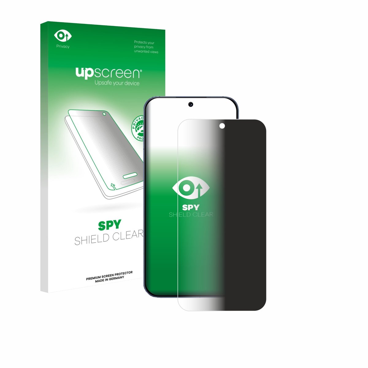 upscreen - privacy screenprotector voor realme GT 8 - Folie Beschermfolie Blauwlichtfilter