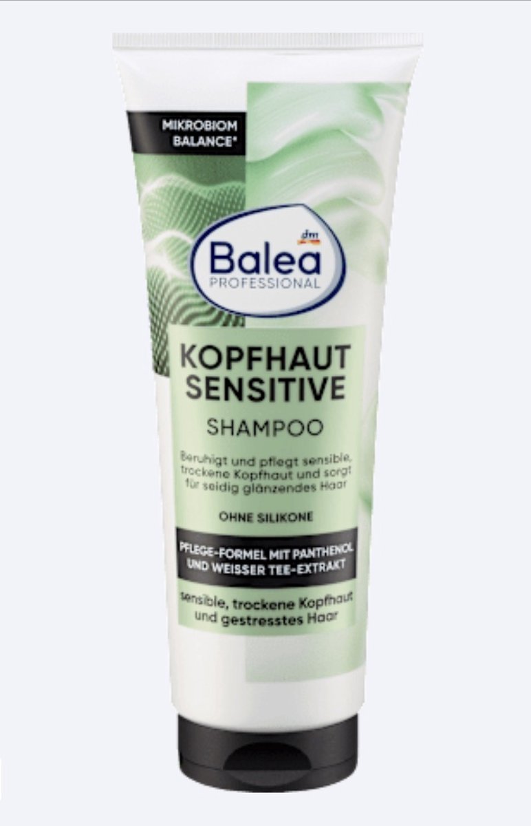 Balea PROFESSIONAL Shampoo voor de gevoelige hoofdhuid, 250 ml