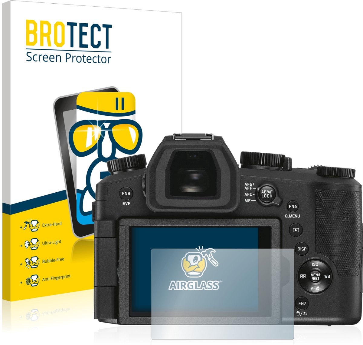 Screenprotector voor Leica V-LUX 5 Beschermglas transparant