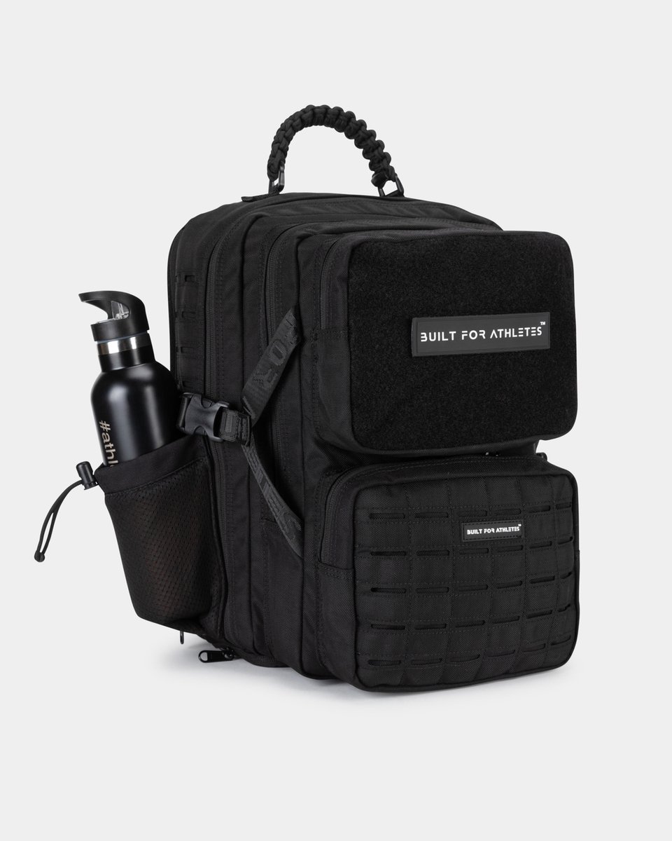 Built for Athletes Black Pro Series Backpack 25L