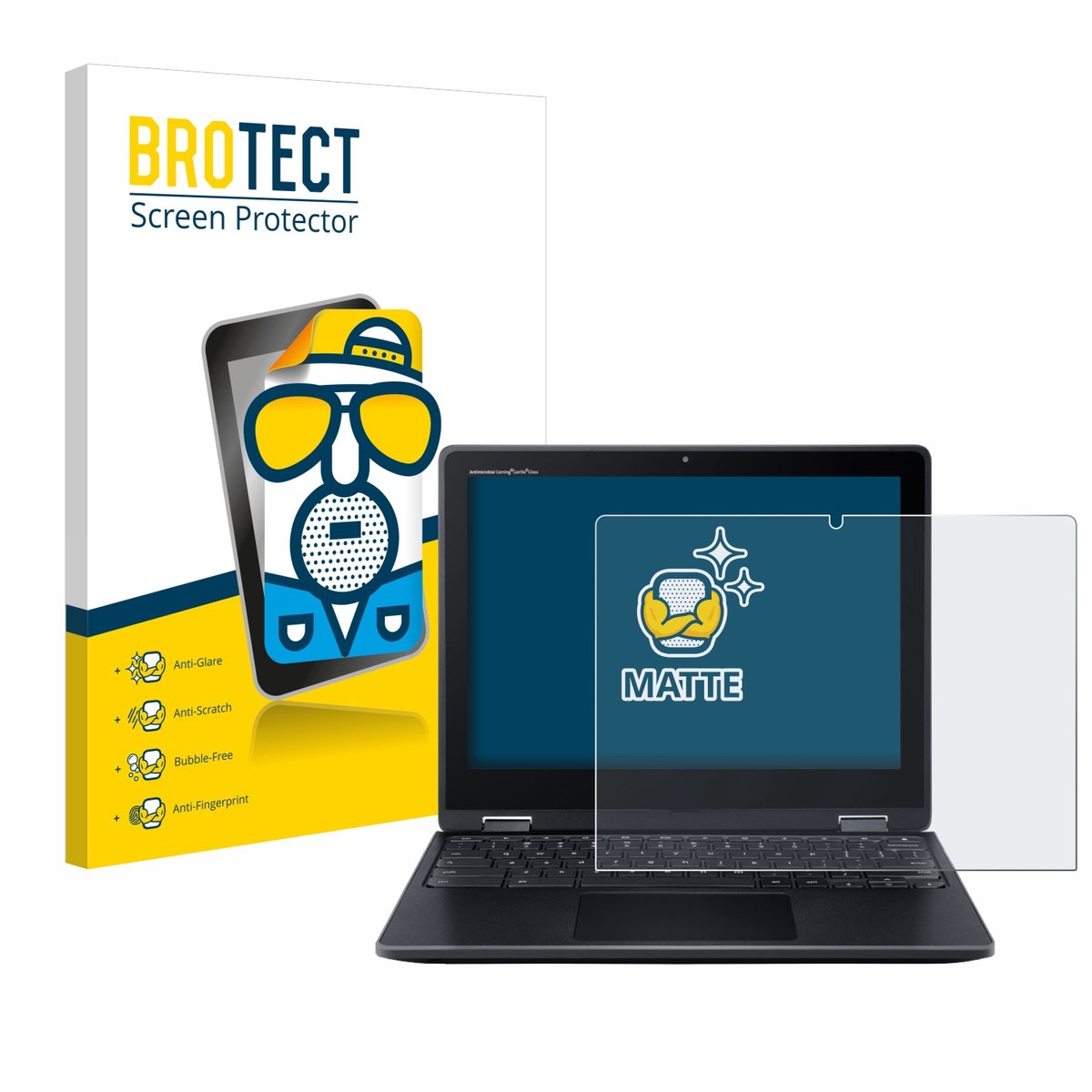 BROTECT - Screenprotector voor Acer Chromebook Spin 512 - Folie Beschermfolie matte