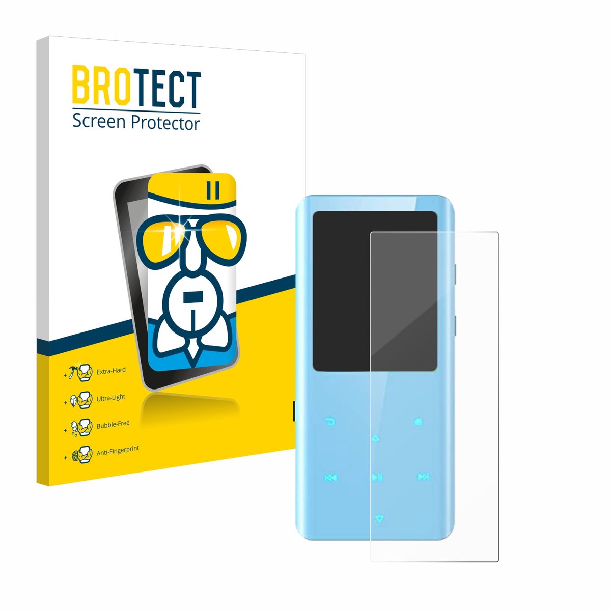 Screenprotector voor AGPtek A19X Beschermglas transparant